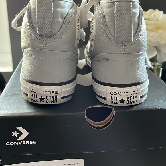 Boys/Girls Converse Pleather High Tops - Picture 5 of 6